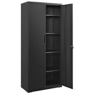 Meuble de rangement bureau en acier 5 niveaux doubles porte…