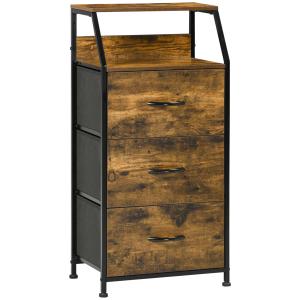 Meuble de rangement colonne design industriel acier noir as…