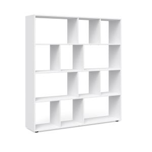 Meuble de rangement cube, Blanc 131.6 x 143cm