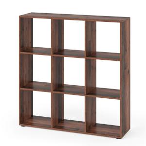 Meuble de rangement cube, Bois antique 104 x 108cm