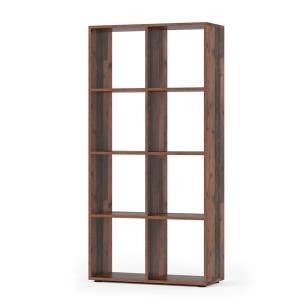 Meuble de rangement cube, Bois antique 143 x 72cm