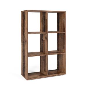 Meuble de rangement cube, Bois antique 72 x 107.8cm