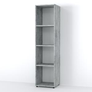 Meuble de rangement cube, Gris 142.5 x 36.2cm