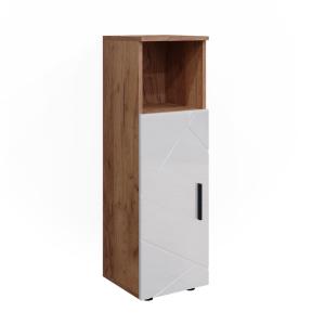 Meuble de rangement de salle de bain, effet bois 30 x 95cm