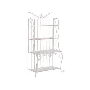 Meuble de rangement métal 94 cm 50 cm beige clair