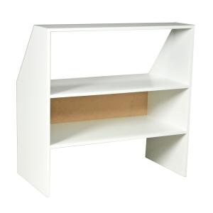 Meuble de rangement sous pente, blanc