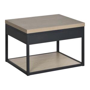 Meuble de salle de bain en métal et bois avec plan 60 cm WI…