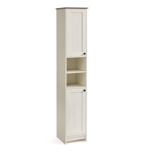 Meuble de salle de bain haut réglables 30 x 30 x 170 cm bla…