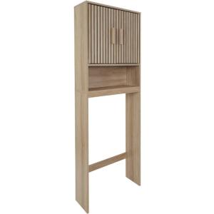 Meuble de WC imitation bois