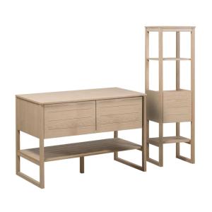 Meuble double  vasque  colonne ATOLL