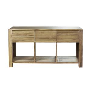 Meuble double vasque en teck massif 145 cm