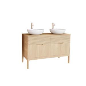 Meuble double   vasque   robinet