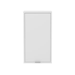 Meuble Haut de Salle de Bain 1 Porte L37 x H68cm - Blanc