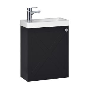 Meuble lave-mains AVA Noir carbone