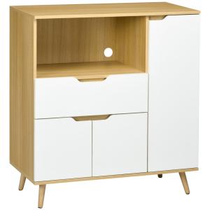Meuble micro onde buffet cuisine placard et tiroir blanc na…