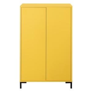 Meuble organisateur multifonction jaune