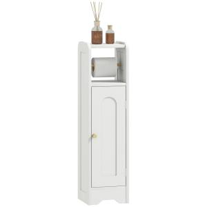Meuble salle de bain étagère réglable blanc