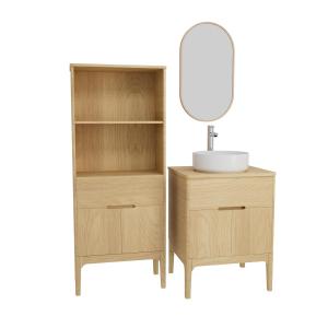 Meuble simple vasque 60cm   vasque   robinet   miroir   col…