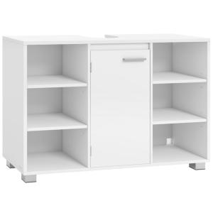 Meuble sous lavabo étagères réglables pieds 30 x 90 x 60 cm…