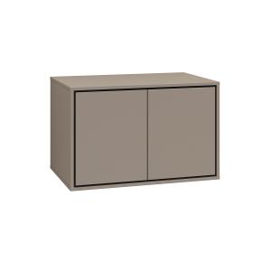 Meuble sous-vasque 80 cm stratifiés taupe