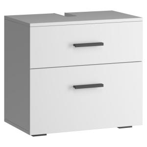 Meuble sous-vasque avec 1 porte abattante et 1 tiroir en bl…