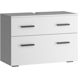 Meuble sous-vasque avec 1 porte abattante et 1 tiroir en bl…