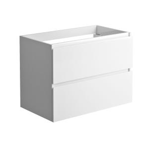 Meuble sous-vasque blanc L80 x H60 x P46 cm