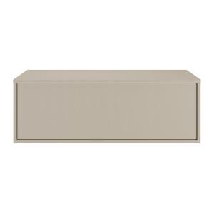 Meuble sous vasque effet bois beige