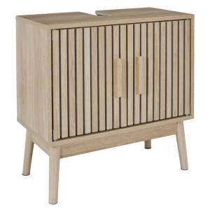 Meuble sous vasque en bois et mdf