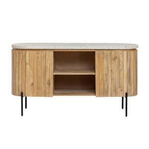Meuble sous vasque en bois marron 140 cm