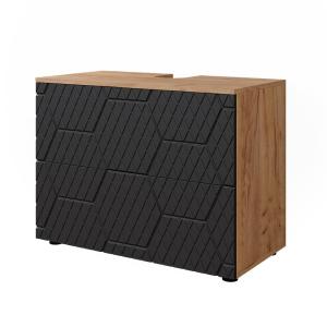 Meuble sous vasque simple avec Anthracite 41x58.6