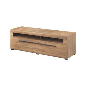 Meuble TV 1 tiroir stratifiés beige