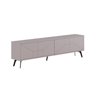 Meuble tv 180cm bois moka