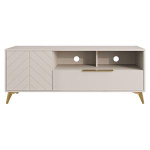 Meuble TV 2 portes 154cm beige