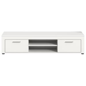 Meuble TV 2 portes 160cm blanc