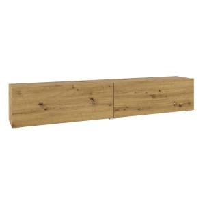 Meuble TV 2 portes 180 cm stratifiés beige