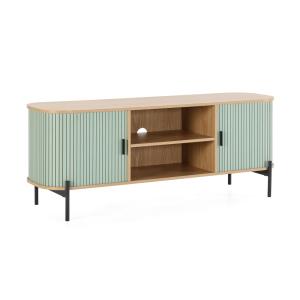 Meuble Tv 2 portes couleur Bleu
