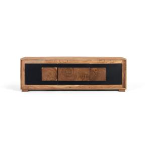 Meuble TV 3 portes en bois de manguier