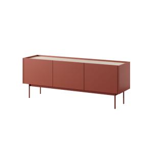 Meuble TV 3 portes en bois lamellé 144x55 cm