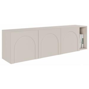 Meuble TV 3 portes gris cachemire 175 cm
