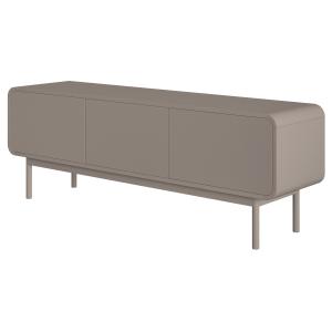 Meuble TV 3 tiroirs taupe 154 cm