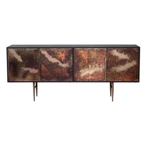 Meuble TV Acier Bronze 183