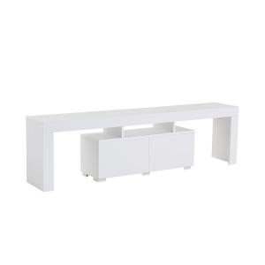 Meuble TV avec placards blanc 180cm