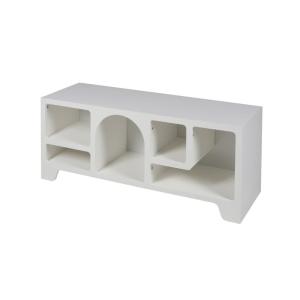 Meuble TV blanc 5 niches