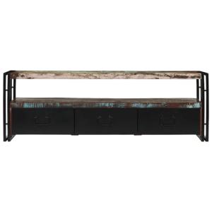 Meuble tv bois multicolore 120x30x40 cm