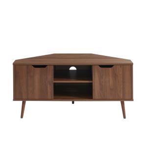 Meuble tv d'angle  effet noyer 115cm