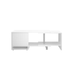 Meuble TV d'Angle Modulable Blanc - L127 cm