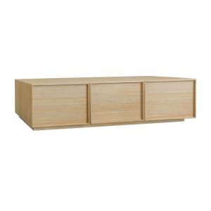 Meuble tv décor bois 3 portes naturel 180cm