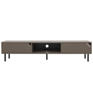 Meuble TV design 176,5cm en bois marron