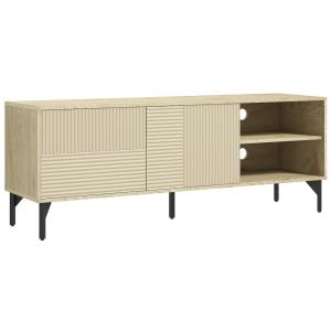 Meuble TV design Urban Craft piètement acier noir aspect ch…